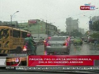 QRT: PAGASA: Pag-ulan sa Metro Manila, dala ng hanging amihan