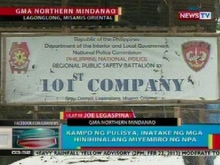 BP: Kampo ng pulisya sa Misamis Or., inatake raw ng NPA
