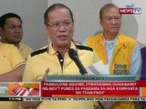 BT: PNoy, itinangging gumagamit ng gov't funds sa pagsama sa mga kampanya ng Team PNoy