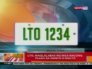 BT:  LTO, maglalabas ng mga bagong plaka sa Hunyo at Hulyo