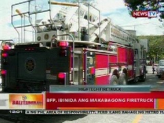 BT: BFP, ibinida ang makabagong firetruck
