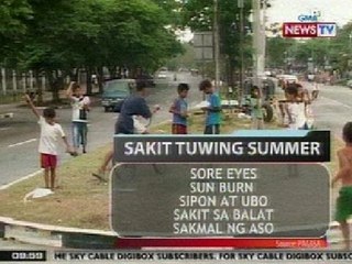 SONA: DOH: Maghanda sa mga sakit na uso tuwing tag-init