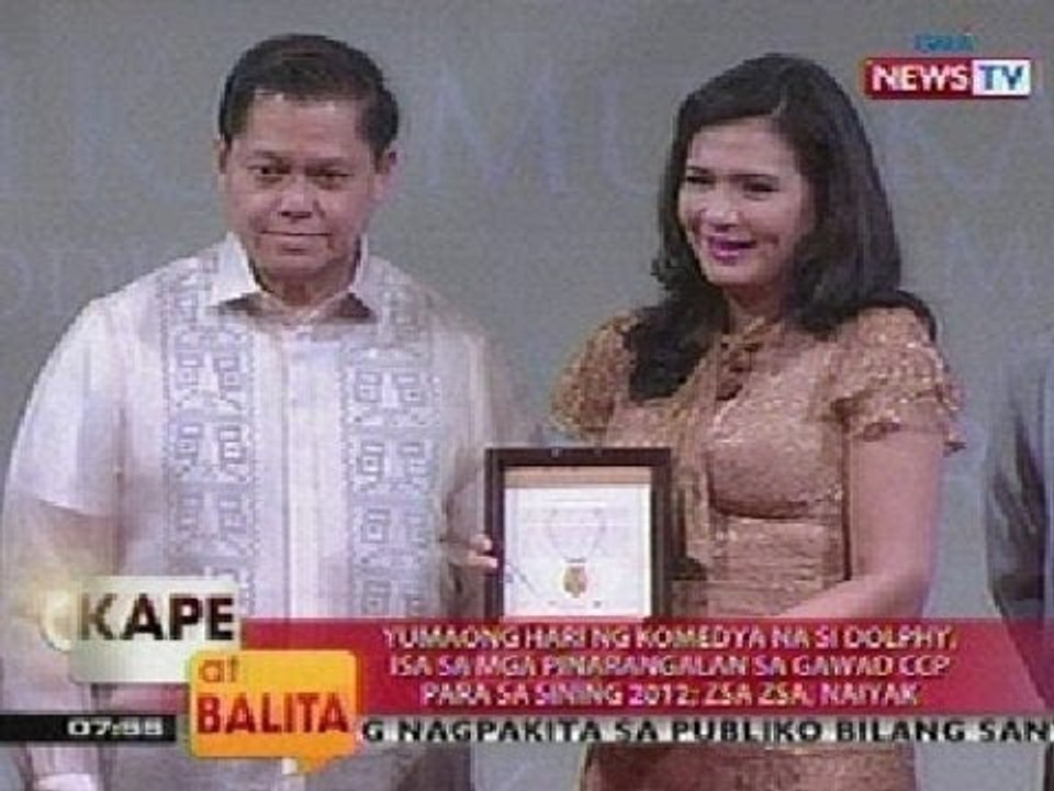 KB: Dolphy, isa sa mga pinarangalan sa gawad CCP para sa Sining 2012
