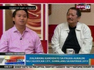 Download Video: NTG: 2 kandidato sa pagka-alkalde ng Caloocan City, sumalang sa Kapihan 2013