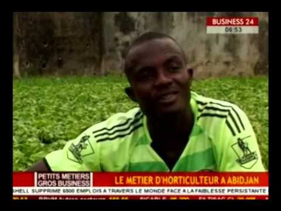 Bousiness 24 / Petits Métiers - Gros Business : Le métier d'horticulteur a Abidjan
