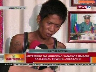 BT: Miyembro ng grupong sangkot sa illegal towing sa QC, arestado