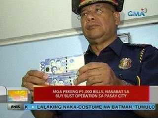 UB: Mga pekeng P1,000 bills, nasabat sa buy bust operation sa Pasay City