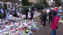 Mourners continue to place tributes to George Michael