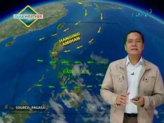 24 Oras: Hanging amihan at easterlies, magpapaulan sa malaking bahagi ng bansa bukas