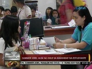 24 Oras: Summer jobs, alok ng DOLE sa mahihirap na estudyante