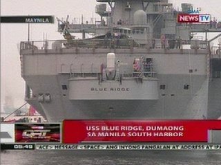 QRT: USS Blue Ridge, dumaong sa Manila South Harbor