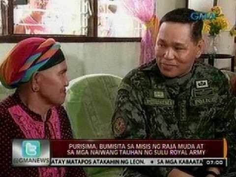 24 Oras: Purisima, bumisita sa misis ni Raja Muda at sa mga naiwang tauhan ng Sulu Royal Army