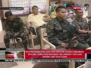 Susan Cabanban, muling tumestigo kaugnay sa umano'y dayaan noong 2007 elections