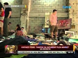 24 Oras: Vintage items, tampok sa Saturday Flea Market sa Escolta