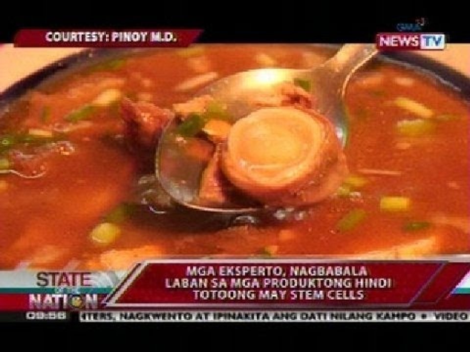 SONA: Mga eksperto, nagbabala tungkol sa mga produktong nagsasabing may stem cells