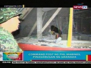 BP: Command post ng PHL marines sa Cotabato city, pinasabugan ng granada
