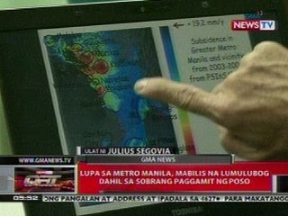 QRT: Lupa sa Metro Manila, mabilis na lumulubog dahil sa sobrang paggamit ng poso