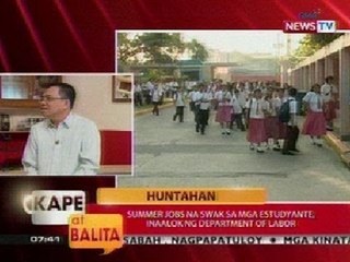 KB: Huntahan: Summer jobs na swak sa mga estudyante, inaalok ng DOLE (Part 2)