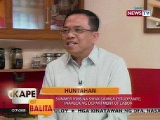 Télécharger la video: KB: Huntahan: Summer jobs na swak sa mga estudyante, inaalok ng DOLE (Part  1)