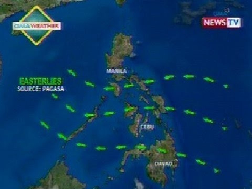 KB: Mahihinang pag-ulan, asahan pa rin sa silangang bahagi ng bansa ngayong araw