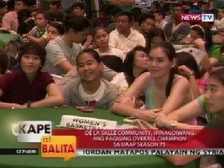KB: DLSU community, ipinagdiwang ang pagiging overall champion sa UAAP Season 75