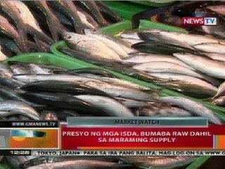 BT: Presyo ng isda, bumaba dahil sa maraming supply