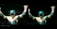 Mighty Morphin Green Ranger First Appearance Split Screen (PR and Sentai version)