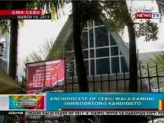 BP: Archdiocese of Cebu: 'Wala kaming iniendorsong kandidato'