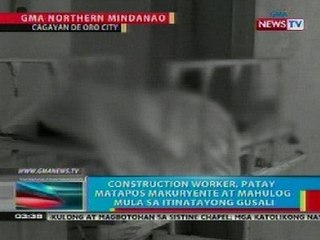 BP: Construction worker, patay matapos makuryente at mahulog mula sa itinatayong gusali