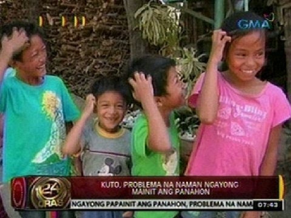 24 Oras:  Kuto, problema na naman   ngayong mainit ang panahon