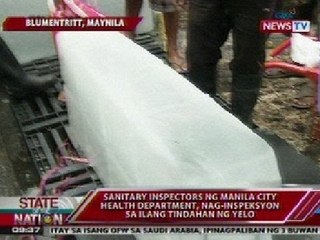 SONA: Ilang tindahan ng yelo sa Maynila, bagsak sa sanitary inspection