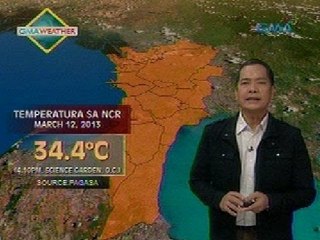 24Oras: 34.4 Degrees Celsius, pinakamainit na naitala sa Metro Manila ngayong taon