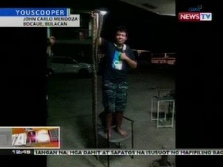 BT: 10ft. na ahas, nahuli sa Bulacan