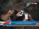 NTG: Updated version ng GMA News Online app, mas pinarami ang features