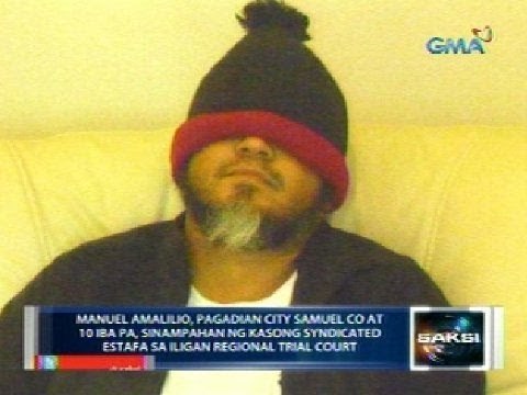 Saksi: Amalilio, Samuel Co at 10 iba pa, sinampahan ng kasong syndicated estafa