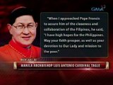 24 Oras: Cardinal Tagle, nagpasalamat sa lahat ng nanalangin para sa Cardinal Electors