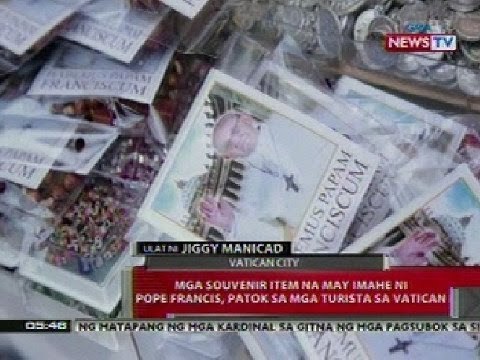 QRT: Mga souvenir item na may imahe ni Pope Francis, patok sa mga turista sa Vatican