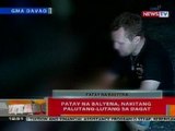 BT: Patay na balyena, nakitang palutang-lutang sa dagat sa Davao