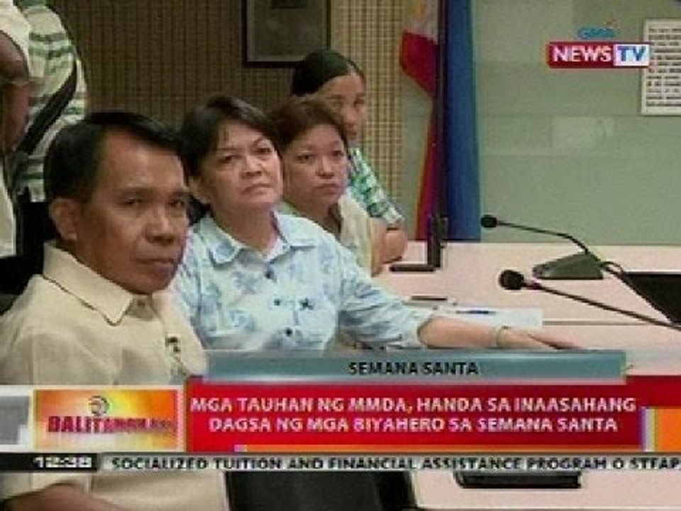 BT: Mga tauhan ng MMDA, handa sa inaasahang dagsa ng mga biyahero sa Semana Santa
