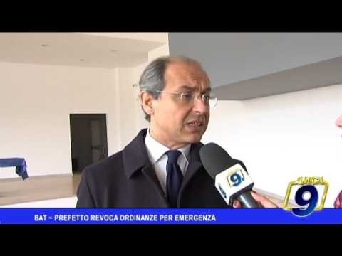 Bat | Prefetto revoca ordinanza per emergenza