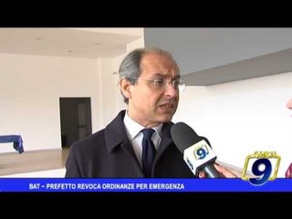 Bat | Prefetto revoca ordinanza per emergenza