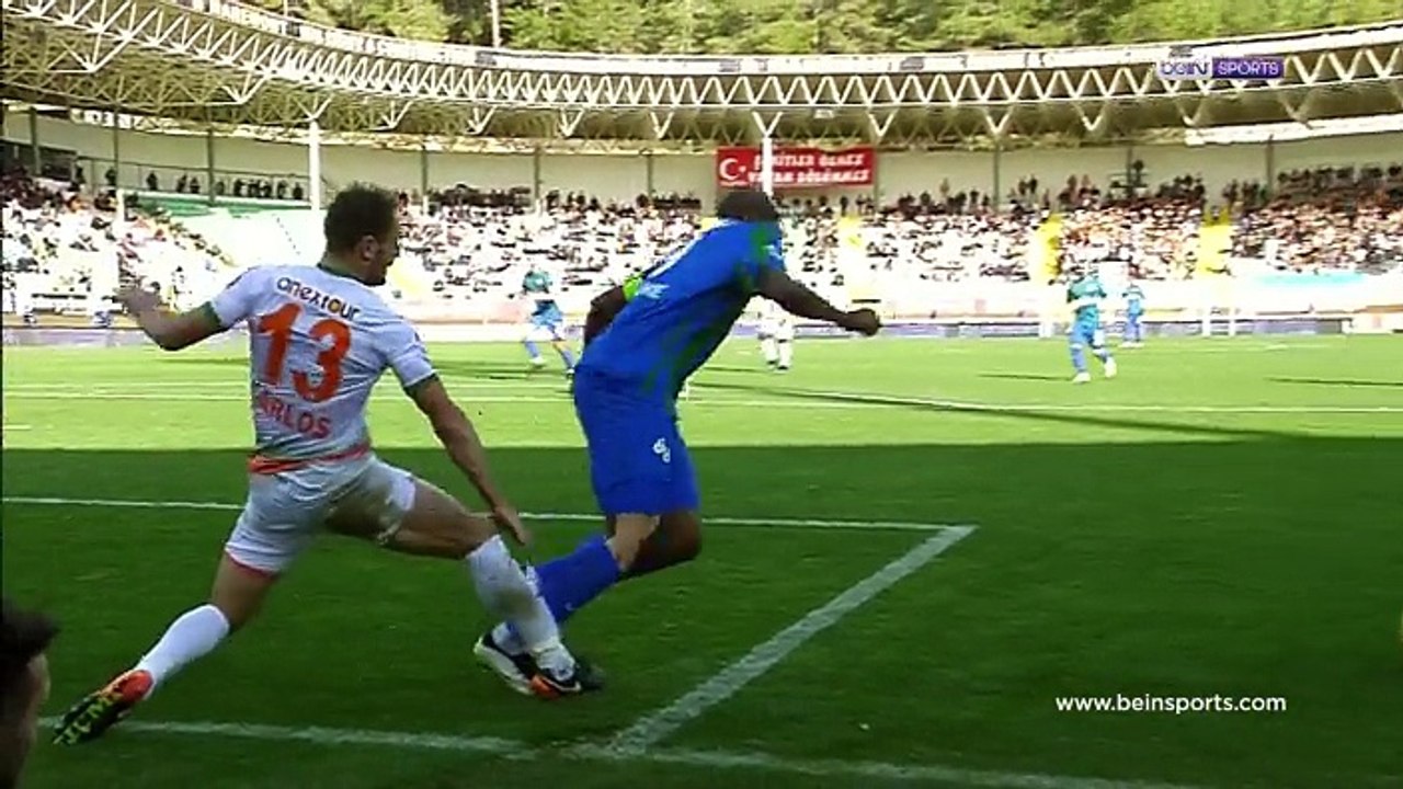 Aytemiz Alanyaspor - Çaykur Rizespor: 2-3 (ÖZET)  14 01 2017