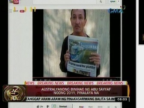 24 Oras: Australyanong Binihag ng Abu Sayyaf noong 2011, pinalaya na