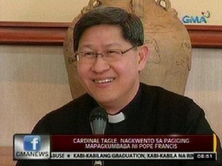 24 Oras: Cardinal Tagle, nagkwento sa pagiging mapagkumbaba ni Pope Francis