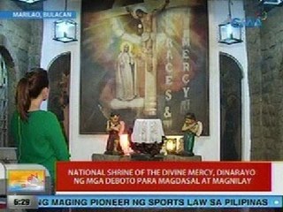 UB: National Shrine of the Divine Mercy sa Marilao, Bulacan, dinarayo ng mga deboto