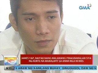 UB: James Yap, napaiyak nang malamang pinagbawalan siya ng korte makalapit sa anak nila ni Kris