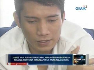 James Yap, naiyak nang paboran ng korte ang hiling na temporary protection order ni Kris