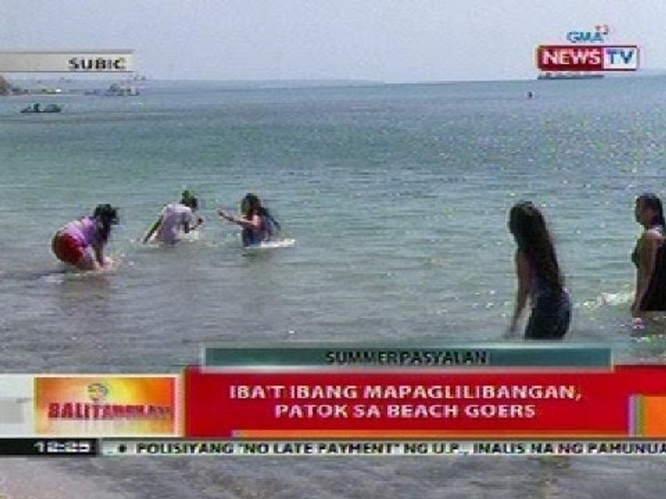 BT: Iba't ibang mapaglilibangan, patok sa beach goers
