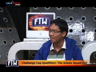 FTW: Challange Cup Qualifiers: The Azkals Squad List