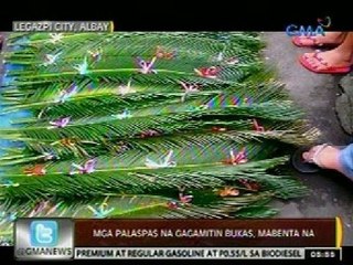 24 Oras: Mga palaspas na gagamitin sa Palm Sunday, mabenta na